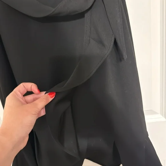 NWT Calvin Klein little black ruffle dress - Picture 2 of 5